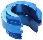 Aeroflow Push On EFI Fitting Retaining Locking Collar With Slot Blue - AF59-905-02