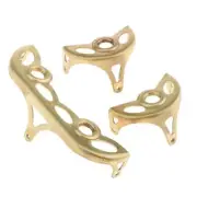 3x Brass Metal Alto Sax Key Guard Parts for Alto Sax Repair Parts Accs