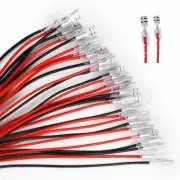 4.8/6.3mm Female Spade Crimp Terminal with Insulating Sleeve and Wire ，Electr...