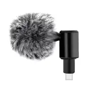 3.5mm/Type-c Universal Phone/PC Single Directional Adjustable Mini Microphone