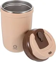 UTHCLO 400ml Insulated Electric Stirring Mug Stainless Steel Auto Mixing Cup for Coffee Tea Protein Shakes