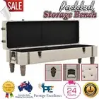 Storage Box Bench Chest Shoe Blanket Toy Organiser Padded Bed Ottoman Hall Seat
