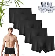 [E-ALLDIR] Bamboo Fiber Boxer Briefs Breathable Shorts bio-fit Bamboo Fiber Underwear Softness Breathability for All-Day Comfort