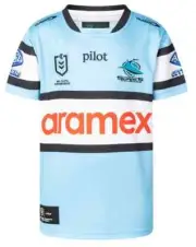 Cronulla Sharks 2025 NRL Kids Home Jersey Sizes 6-14 BNWT