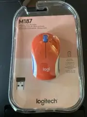 Logitech - M187 Mini Wireless Optical Ultra Portable Mouse Red - New In Package