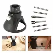 Dremel Rotary Multi Tool Cutting Guide HSS Router Drill Bits Set Attachment Kit