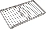 Height Adjustable Portable Folding Camping Grill,Stainless Steel Grill for Backpacking, Outdoor Picnics and Campfire Gatherings