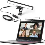 Video Conference Lighting - Webcam Light for Streaming, LED Monitor and Lapto...