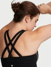 NWT Victoria's Secret Sport Bra. Minimum support, Strappy Back, Size XXL