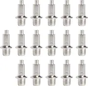 [Perfeclan] 16 Pieces Track Spikes Track and Field Running Spikes Lightweight Metal Track Shoe Spikes for Trekking Short Distance Running