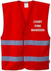 [HolyShirt HI-VIZ] Chief Fire Warden Day/Night Vest
