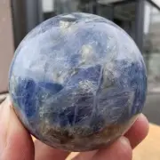 291g Natural Polished Kyanite Sphere Ball Quartz Agate Crystal Healing