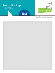 Lawn Fawn Birch Tree Stencils 2pc