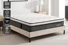 Ergolux Luxe Pocket Spring Mattress (Double), White, Mattresses, Furniture