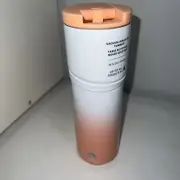 Starbucks Gradient Light Orange To White Stainless Tumbler 16 Oz 2020. NEW A15