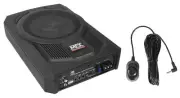 MTX TN8MS 8" 200w Slim Under-Seat Active Powered Car/Truck Subwoofer Sub+Remote