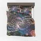 Sacred Geometry Comforter or Duvet Cover spiritual bedding zodiac bedding
