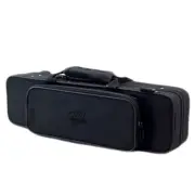 **GREAT GIFT**Classic C Flute Case. Black/Shoulder Strap CLEARANCE
