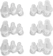 HAMMERTOE CORRECTOR MEDICAL GRADE SILICONE SOFT PAD WITH SEPARATOR LOOPS TRANSPARENT FOR TOE ALIGNMENT SUPPORT