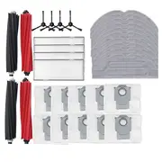 For S8 / S8 Plus/S8 Pro Ultra Replacement Spare Parts Roller Main Side Brush Hepa Filter Mop Cloth Dust Bag