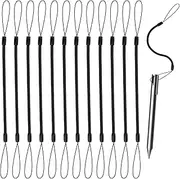 Elastic Tether Lanyard, 9.4 Inch Touch Pen Tether Retractable Spring Coil Strap Anti-Lose Stylus Lanyard Pen Leash for Tether Drawing Pen to Tablet Touchscreen