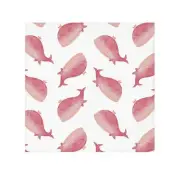 Adorable Whale Pattern Face Towel - Soft, Stylish Bath Accessory Ocean Lovers
