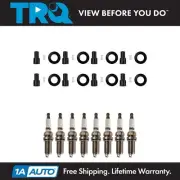 TRQ Ignition Coil Boots & Iridium Spark Plug Kit Set for Toyota Lexus V8