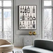 Bar Art Gallery Canvas Wall Art