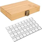 Wood Watercolor Paint Palette 36 Empty Half Pans Wooden Travel Painting Box Case for Acrylic Gouache Painting Amateur Hobbyists Painting Artists Lovers