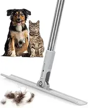 1Pc Reusable Pet Hair Removal Broom with Handle - Excellent Carpet Rake for Efficient Pet Hair Remover