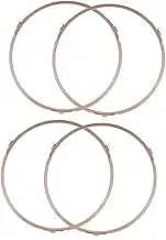 RORPOIR 4pcs Microwave Oven Turntable Plate Roller Glass Stable Rotating Base for Even Heating Replacement for Microwave Glass Tray