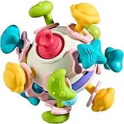 Baby Sensory Toys 2024Upgrade,Teething Toys for Babies Montessori Developmental Rattles Chew Toys Gifts for Infant Newborn Boys Girls 0 3 6 9 12 18 Months Toddler Teething Tots Travel Fidget Toy