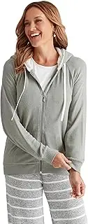 [MILLERS WOMAN] Millers - Womens - Tops - Summer - Basic - Green - Long Sleeve - Relaxed Fit - Moss - Zip Through - Stretch - Casual Fashion Office Wear Work Clothes 16