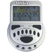 Mega Screen Handheld Solitaire Game - Klondike Style Video Play for Ages 8+
