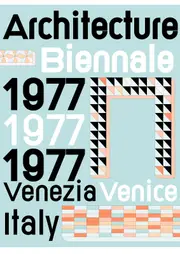[Namly Design] Poster - Architecture Biennale 1977