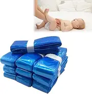 XQMMGO Pack of 10 Refill Films for Nappy Bins, Compatible with All Nappy Bins, Reusable, Odour-Proof Refill Bags