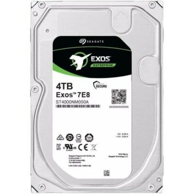 Seagate Exos 4TB 7E8 ST4000NM000A 6Gb/s 7.2K 256MB 3.5" 2HZ100 SATA Hard Drive