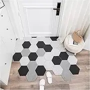 Non Slip Bath Mat Customize DIY Rug PVC Silk Loop Anti-Slip Indoor Outside Non-Slip Indoor Carpet Home Decoration Accessories Entrance Mat Welcome Non Slip Mat (Color : E, Size : 140x160cm)