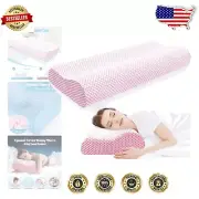 King Size Memory Foam Neck Contour Pillow - Soft and Adjustable Height Design