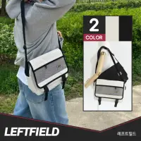 在飛比找momo購物網優惠-【LEFTFIELD】韓國製 輕便收納郵差包側背包 NO.L