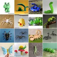 在飛比找蝦皮購物優惠-紙模型材料包 爬行動物崑蟲紙模型 手工折紙 DIY模型 創意