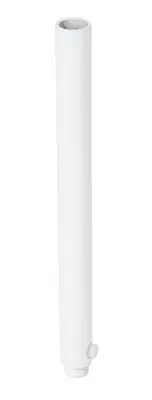 B&P Lamp® 6 Inch Cord Set Screw Bushing, Glossy White