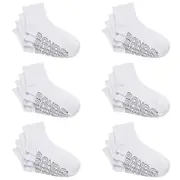 12 Pair Bonds Lightweight 1/4 Quarter Crew Mens Cooling Socks White SXMX4N Bulk
