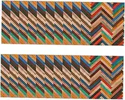 HOLIDYOYO Your Space 20pcs Wood Grain Peel and Stick Tiles Kitchen Bathroom Wall Decals