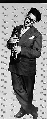 Dizzy Gillespie - Jazz Trumpeter - Laminated Photo Bookmark - 2.5 x 6 in