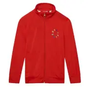 Adidas Originals Children Adicolor Track Top Firebird Track Jacket Red Colourful
