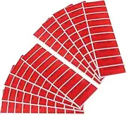 YINETTECH 100pcs 25x85mm/1x3.35inch Transfer Tamper-Proof Security Void Stickers Evident Security Guarantee Void Labels with a Barcode Red