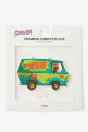 [Typo] Typo - Scooby-Doo Premium Jumbo Sticker - Lcn wb scooby doo van embossed SOLID LCN WB SCOOBY DOO VAN EMBOSSED