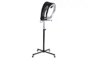Alston Free Standing Hair Dryer Accelerator Colour 360 Rotating Halo Rolling Salon Equipment Height Adjustable Temperature and Timer Contror Hairdryer