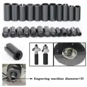 Carbon Steel CNC Router Bit Adapter Holder Perfect for Drills and Reamers